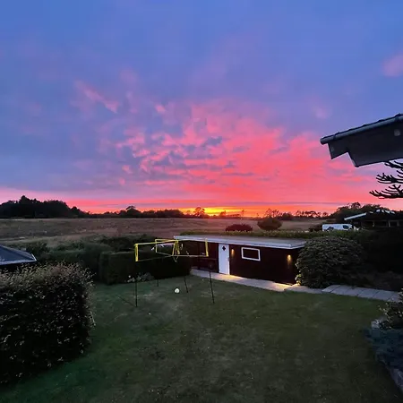 With Sunset Views Near Hvidbjerg *